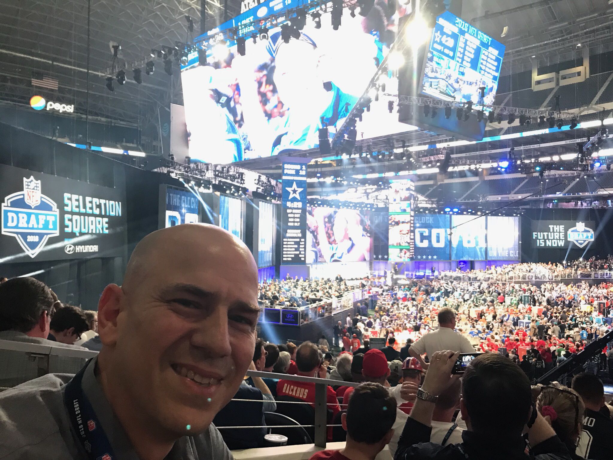 NFL Hispanic Leaders Alliance Member Attends Day 1 of NFL Draft